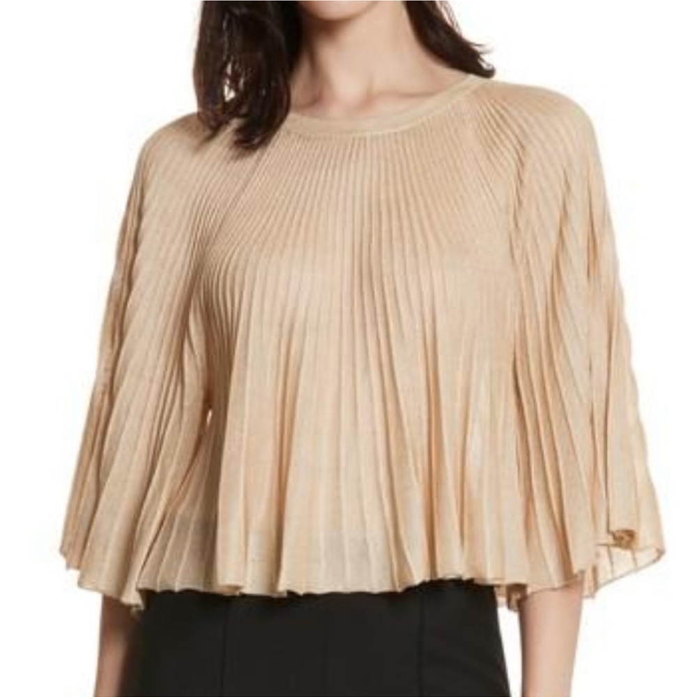 Elizabeth and James – Amil Flounce Crop Top. Small like new